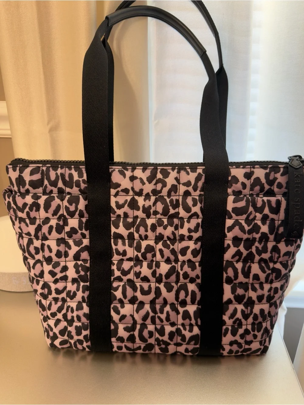 kate Spade Quilted Leopard Tote - Picture 4 of 6